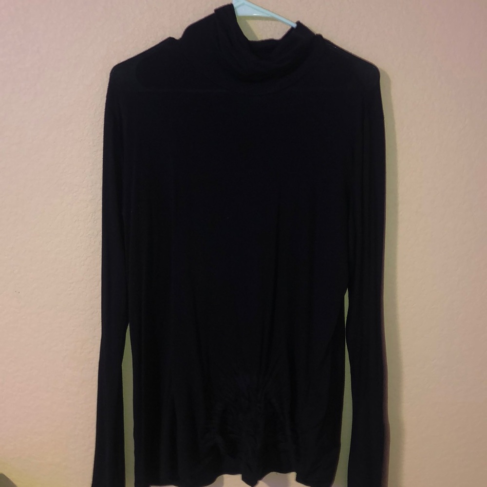 black turtle neck